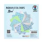 Ursus INDIAN COLOURS "BLUE"13,7x13,7CM,15BL.SORTIERT