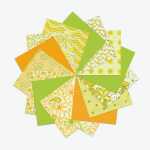 Ursus INDIAN COLOURS "GREEN"13,7x13,7CM,15BL.SORTIERT