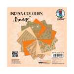 Ursus INDIAN COLOURS "ORANGE"13,7x13,7CM,15BL.SORTIERT