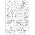 Ursus MAGNETIC COLORING "DREAMWORLD"A4,2BLATT