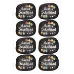 Ursus STICKER "SCHULBEGINN"74STICKER 4BG SORTIERT