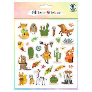 Ursus GLITZER-STICKER "FUN" MOT.04 156 STICKER
