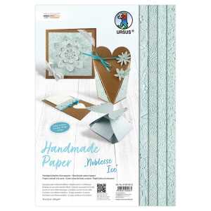 Ursus HANDMADE PAPER "NOBLESSE ICE"200G.23x33CM,8BL.