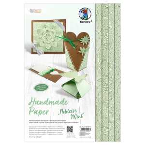 Ursus HANDMADE PAPER "NOBLESSE MINT"200G.23x33CM,8BL.