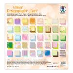 Ursus GLITTER DESIGNPAPIER"FUN"190G.30,5X30,5CM...
