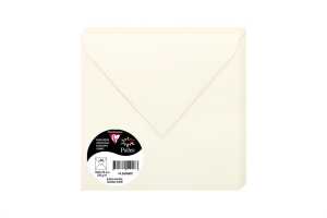 Clairefontaine Umschlag 165x165 naturweiß 120g