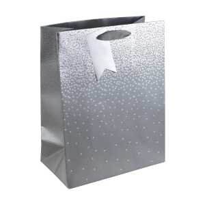 Sternregen silb Tasche 26,5x14x33