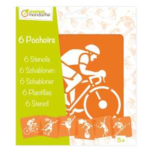 Clairefontaine Avenue Mandarine - Schablonen, PO008C, Grün