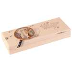 Clairefontaine Ast4 Lupe Stiftetui 21x5,5x8 weiß