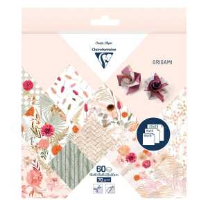Clairefontaine ORIGAMI 60Bl 3Formate Trockenblumen