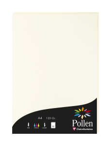 Pollen A4 naturweiß 120g per 50
