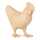 Pappmache Henne 19cm 3609510062286