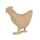 Pappmache Henne 19cm 3609510062286