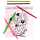 Clairefontaine Ast4 Idefix Ausmalblock 20x21 cm