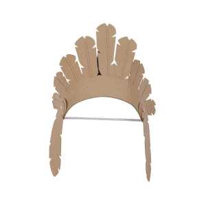 Kopfbedeckung Indianer Kinder 25cm