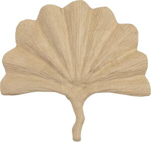 Pappmache Gingkoblatt 32x1,5x31cm