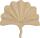 Pappmache Gingkoblatt 32x1,5x31cm