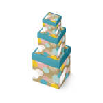 Bulles 3er set Box Quadratisch