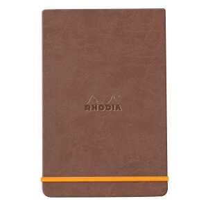 Rhodia Webnotepad 9x14 96Bl lin braun