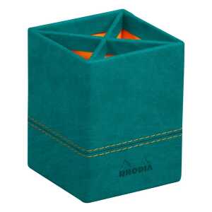 Rhodia  Stifteköcher 8x11 pfaugrün
