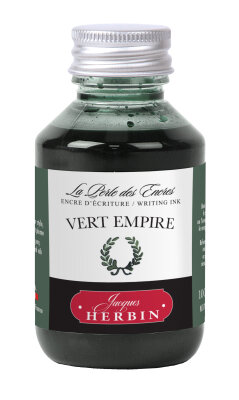 Herbin Zeichen/Schreibtinte 100ml Vert emp