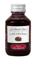 Herbin Zeichen/Schreibtinte 100ml Caféîles