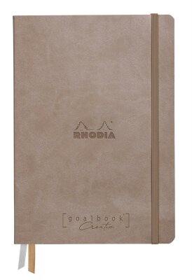 Rhodia Goalbk Crea LavisT A5 bl 50Bl TAUPE