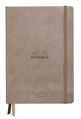 Rhodia Goalbk Crea Maya sw 80Bl dot TAUPE