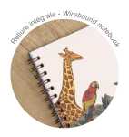 Clairefontaine Animal Spiraladressb 11x17 50Bl lin