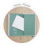 Clairefontaine Animalis Notizbuch A6 48Bl lin GZ