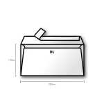 Clairefontaine Umschlag DL blau 120g per 50