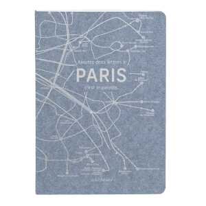 Clairefontaine Jeans, Notizheft A6 48Bl lin+Rd st