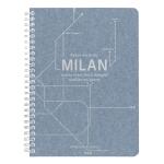Clairefontaine Jeans, Spiralheft A5 74Bl lin+Rd st