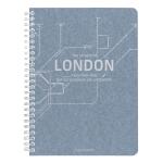Clairefontaine Jeans, Spiralheft A5 74Bl lin+Rd st
