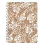 Clairefontaine Cocoa, Spiralheft A5 74Bl lin+Rd st