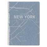 Clairefontaine Jeans, Spiralheft A4 74Bl lin+Rd st