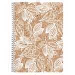 Clairefontaine Cocoa, Spiralheft A4 74Bl lin+Rd st