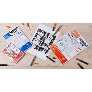 Clairefontaine Pkg 25Bl Manga Layout 200g 50x65cm