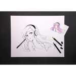 Clairefontaine Pkg 25Bl Manga Layout 200g 50x65cm