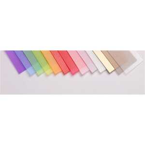 Clairefontaine 10Bl PP transparent 50x70cm gold