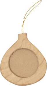 Xmas-Kugel Rahmen Baiser 8,5cm