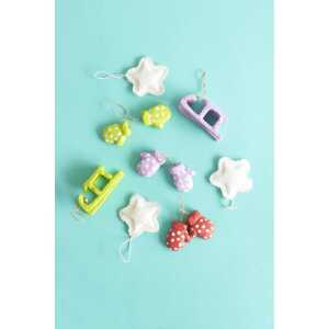 Pappmaché Schlitten zAufhängen 10cm