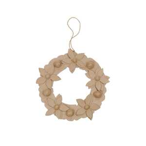 Pappmaché Blumenkranz 29cm 3609510010676