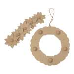 Pappmaché Blumenkranz 29cm 3609510010676