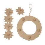 Pappmaché Blumenkranz 29cm 3609510010676