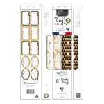 Clairefontaine TinyRoll 2Rl 5x0,35+Band kraft w/sw