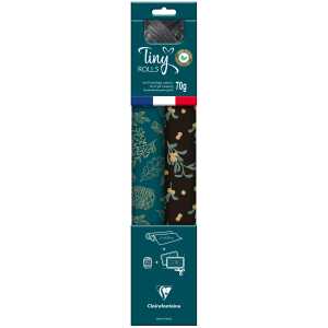 Clairefontaine TinyR 2Rl 5x0,35+Band kraft sw/bl