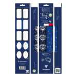 Clairefontaine TinyR 2Rl 5x0,35+Band kraft bl/gd