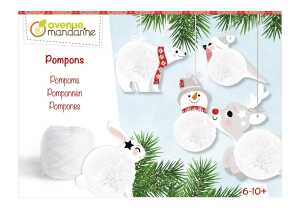 Kreativbox, Pompons zum Aufhängen