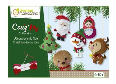 Clairefontaine Avenue Mandarine KC062C - Kreativboxen Mini CouzIn, 1 Pack, Weihnachtsdekoration